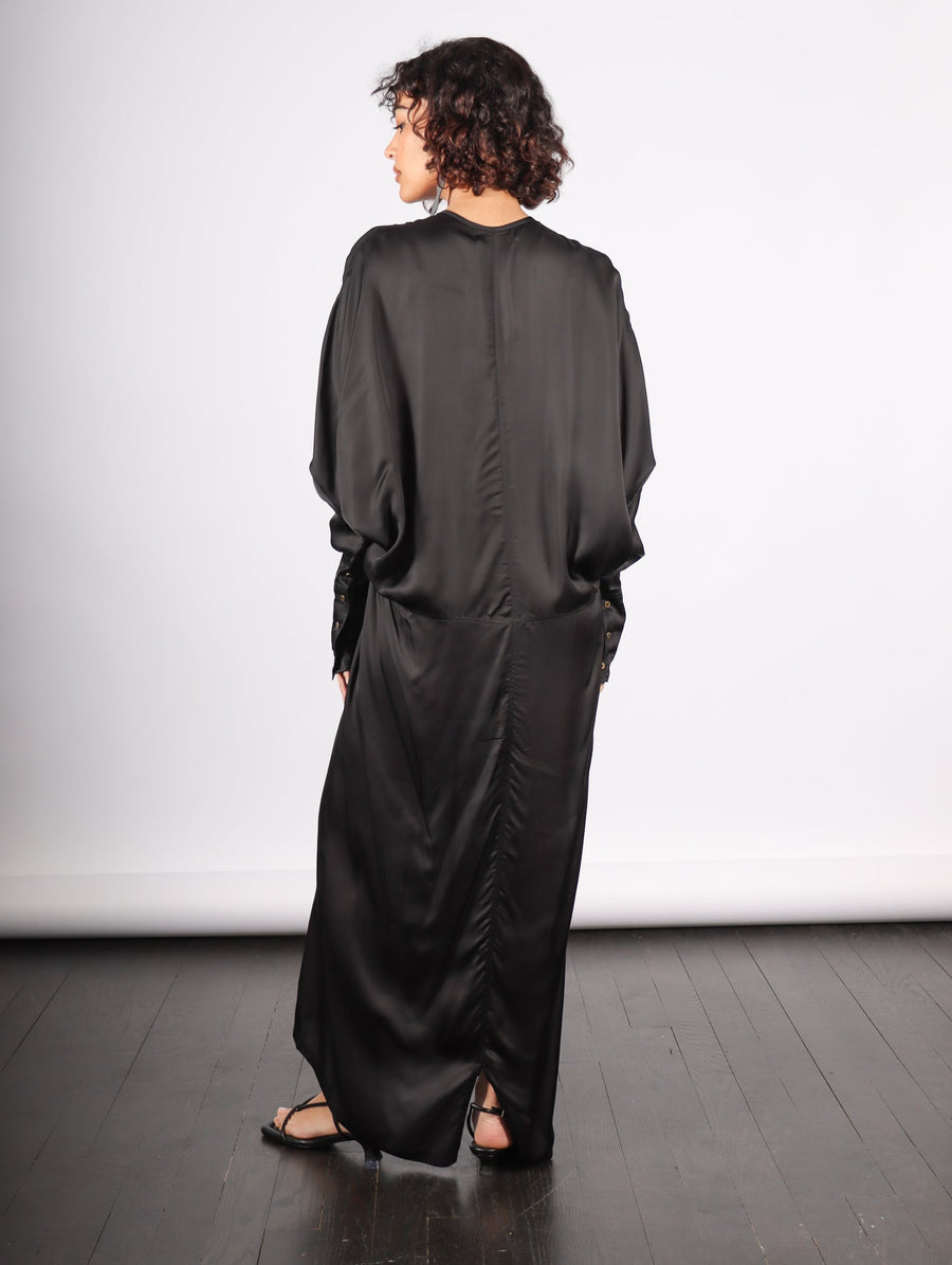 Tristan Drape Dress in Black by Nicholas K-Idlewild