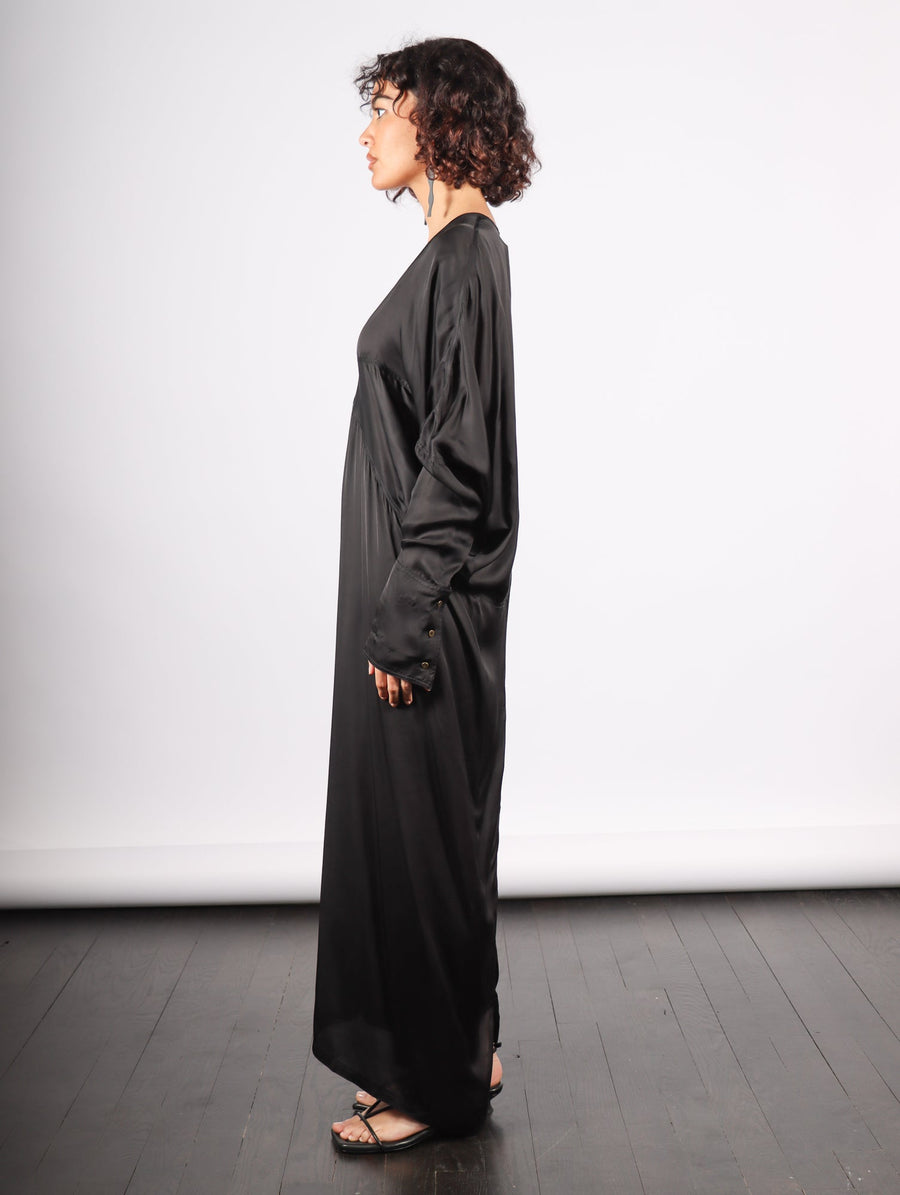 Tristan Drape Dress in Black by Nicholas K-Idlewild