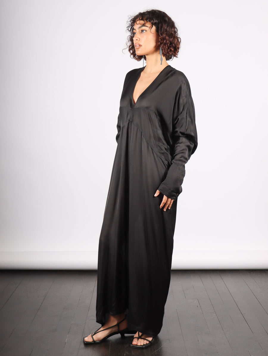 Tristan Drape Dress in Black by Nicholas K-Idlewild