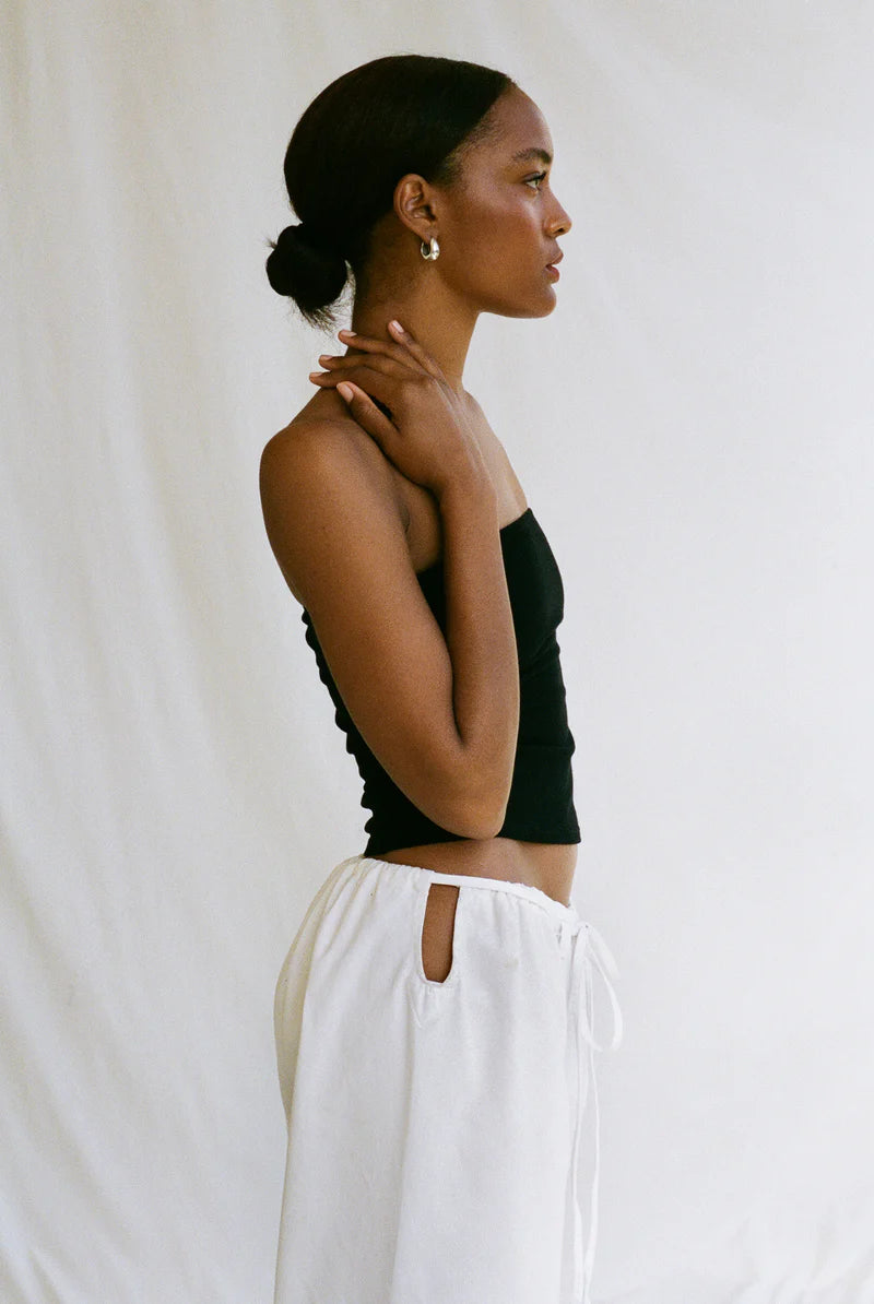 Tube Convertible Top in Black by GIL RODRIGUEZ-Tops-GIL RODRIGUEZ-Idlewild