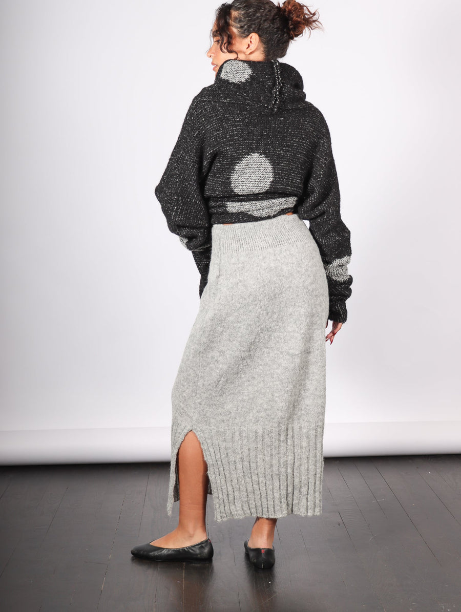 Tube Skirt in Light Gray by Amano by Lorena Laing