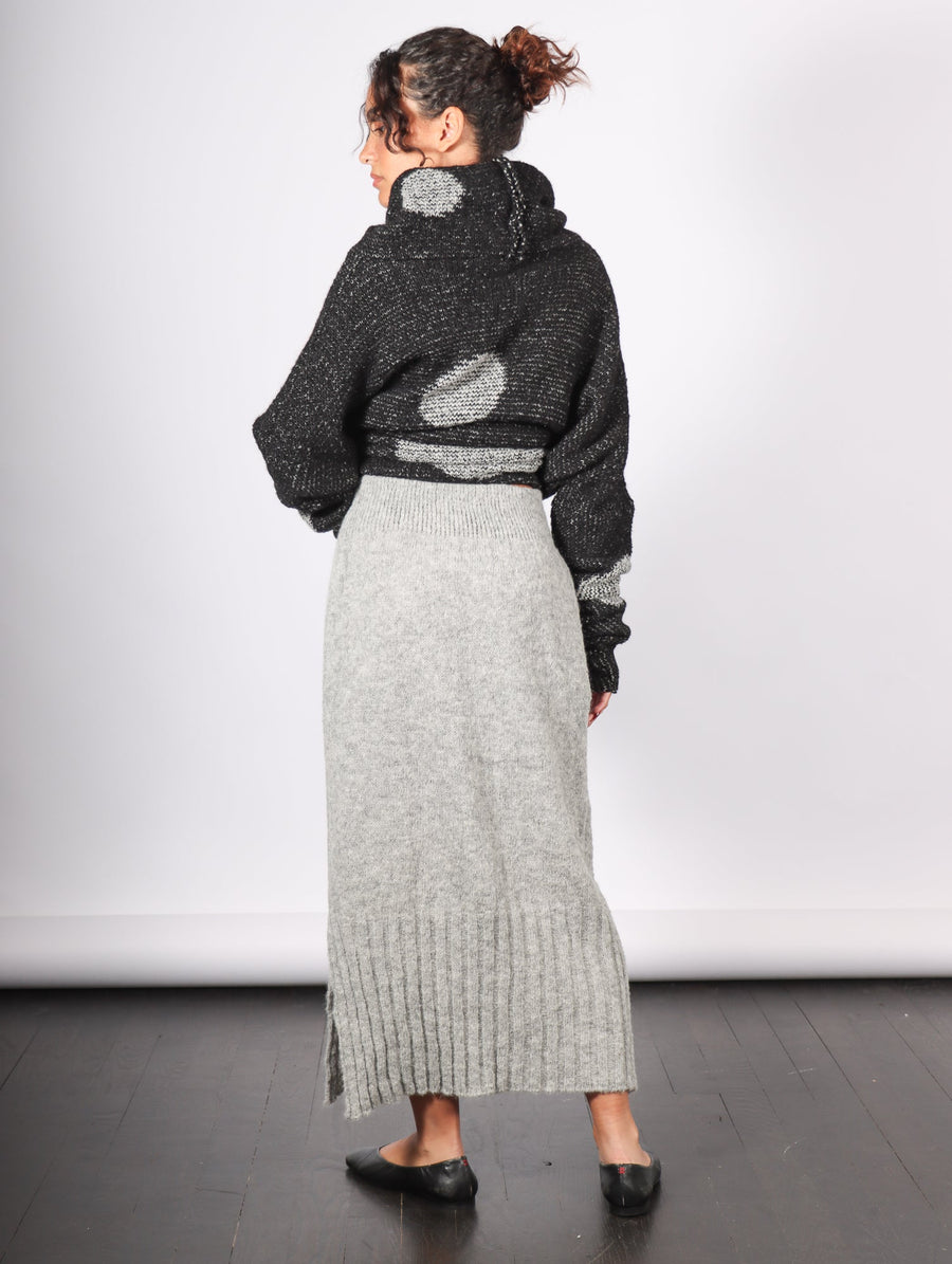 Tube Skirt in Light Gray by Amano by Lorena Laing