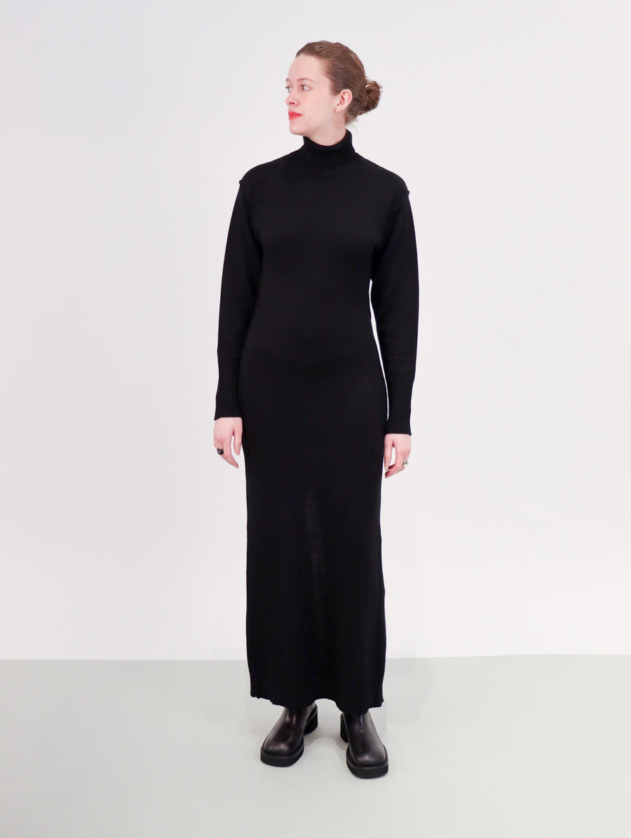 Turtleneck Gown in Black by MM6 Maison Margiela-MM6-Idlewild