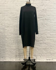 Turtleneck Midi Dress in Black by Sanctamuerte-Dresses-SANCTAMUERTE-Idlewild