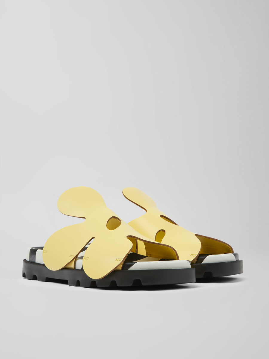 Twins Sandals in Yellow by Camper-Camper-Idlewild