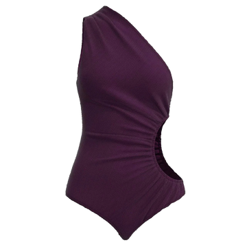 Purple Cutout Bodysuit by JAMILA MARIAMA-Idlewild