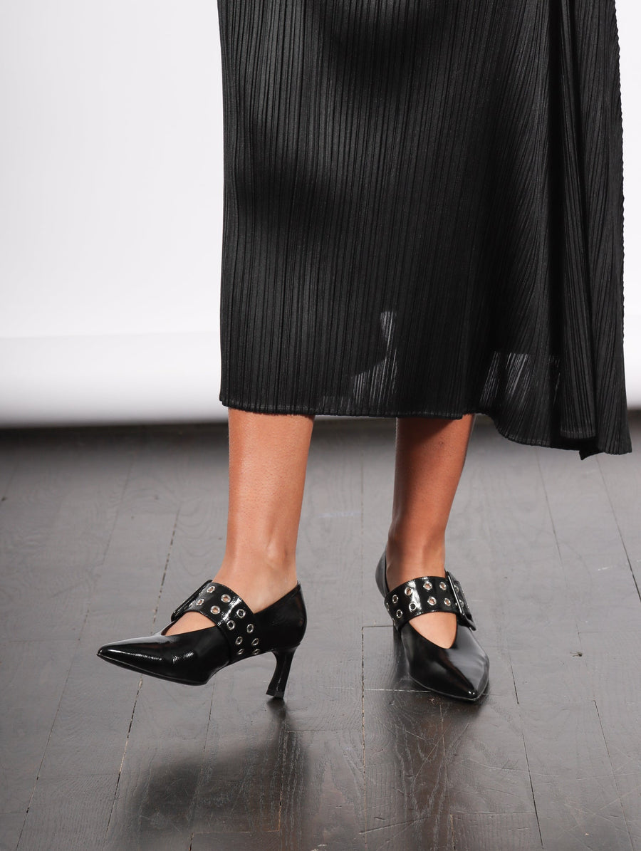 Vale Pumps in Glaze Black by Halmanera-Halmanera-Idlewild