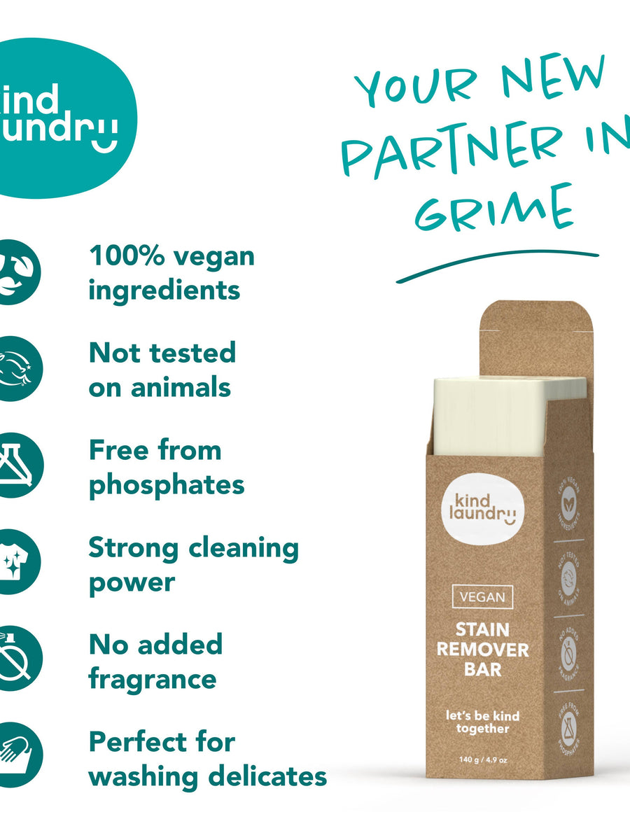 Vegan Laundry Stain Remover Bar by Kind