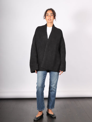 Vello Cardigan in Black by Lauren Manoogian