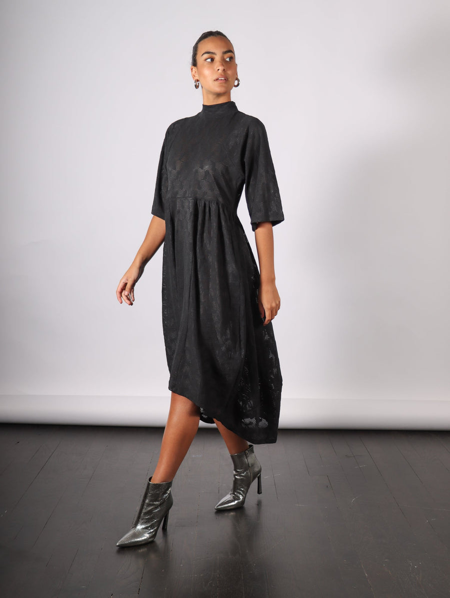 Very Turtle Dress in Black by Henrik Vibskov