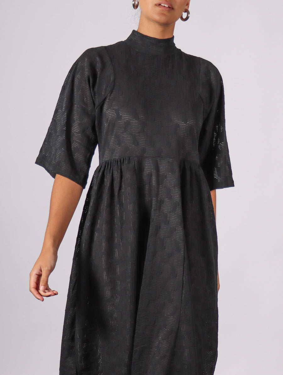 Very Turtle Dress in Black by Henrik Vibskov