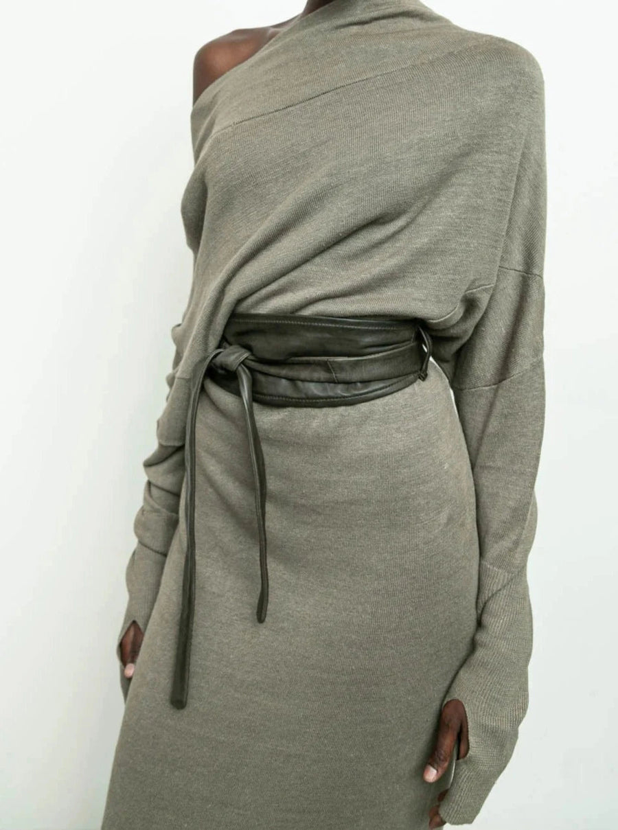 Waist Belt in Moss by Nicholas K-Idlewild