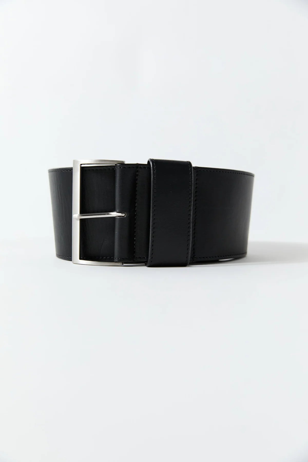 Wide Classic Belt in Black by St. Agni-Accessories-St. Agni-Idlewild