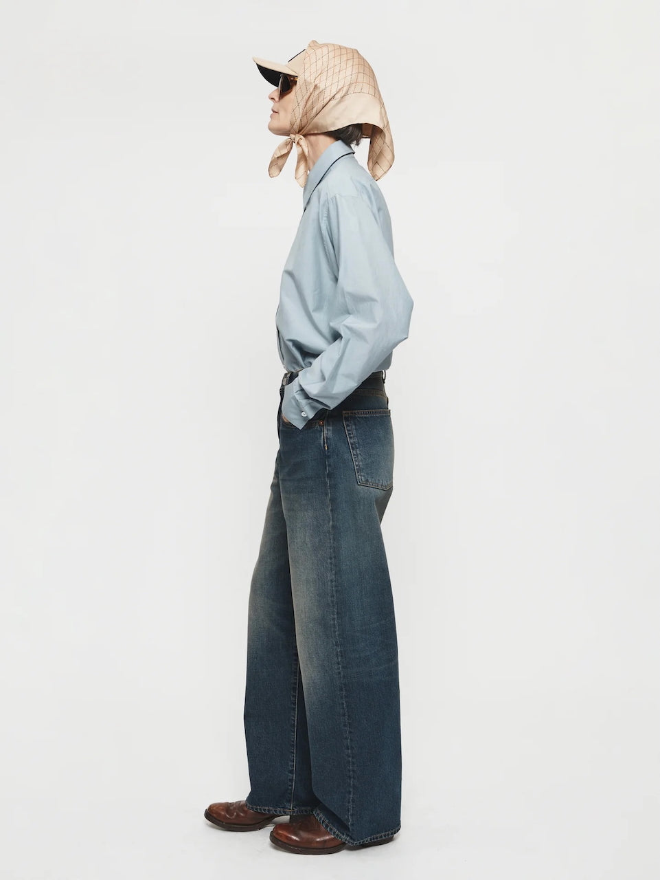 Wide Jean in Dream Blue by 6397-Bottoms-6397-Idlewild