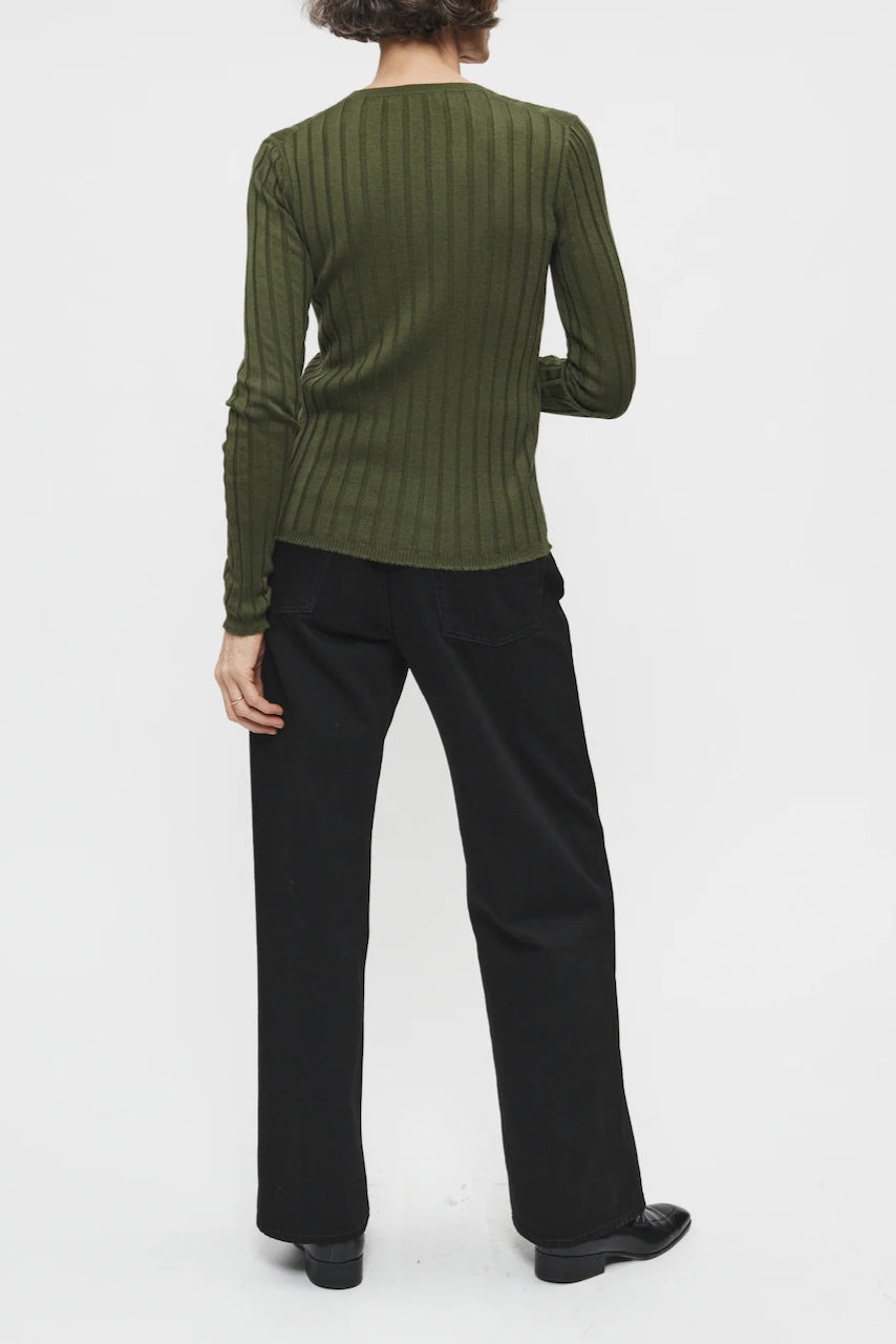 Wide Jean in Stay Black by 6397-Bottoms-6397-Idlewild