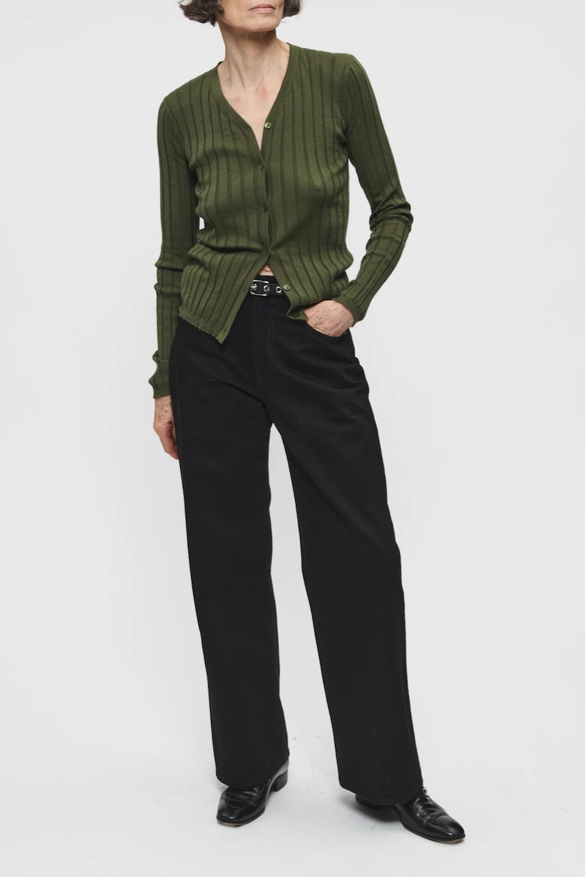 Wide Jean in Stay Black by 6397-Bottoms-6397-Idlewild