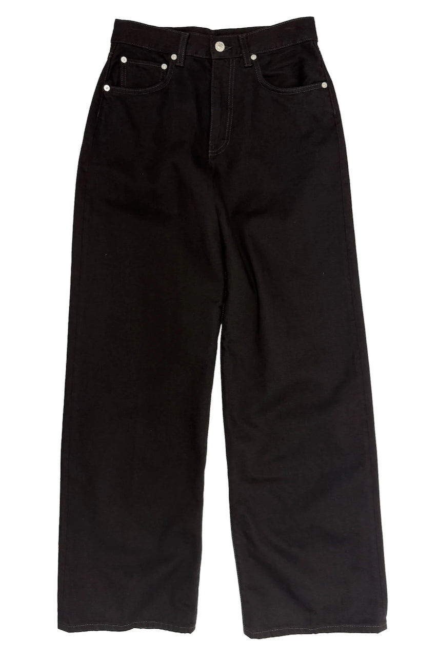 Wide Jean in Stay Black by 6397-Bottoms-6397-Idlewild