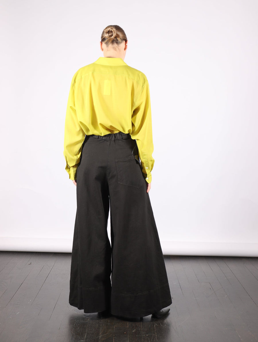 Wide Leg Pants in Dyed Denim by Serien°umerica