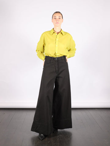 Wide Leg Pants in Dyed Denim by Serien°umerica