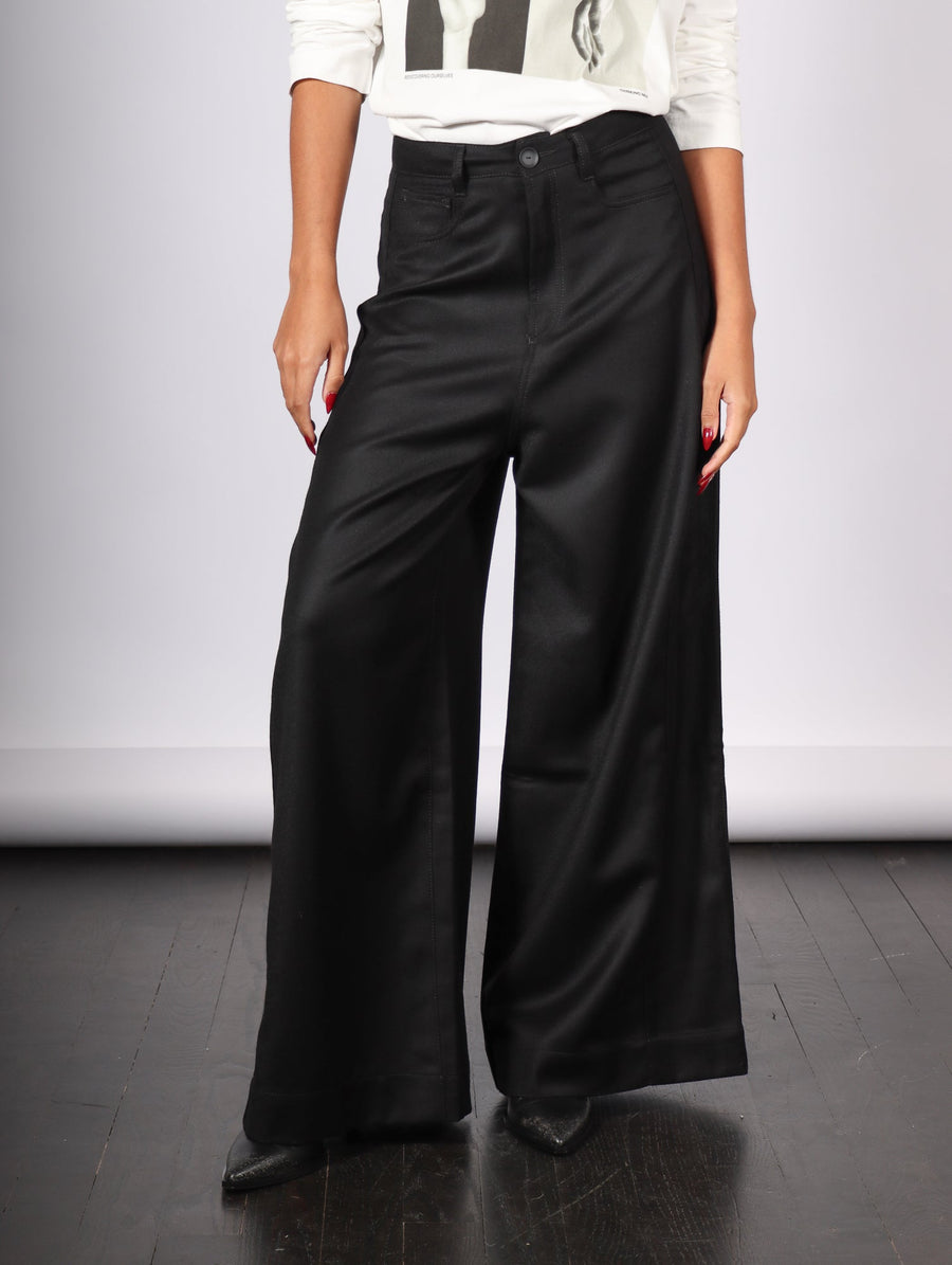 Wide Pants in Black by Andrea Ya'aqov