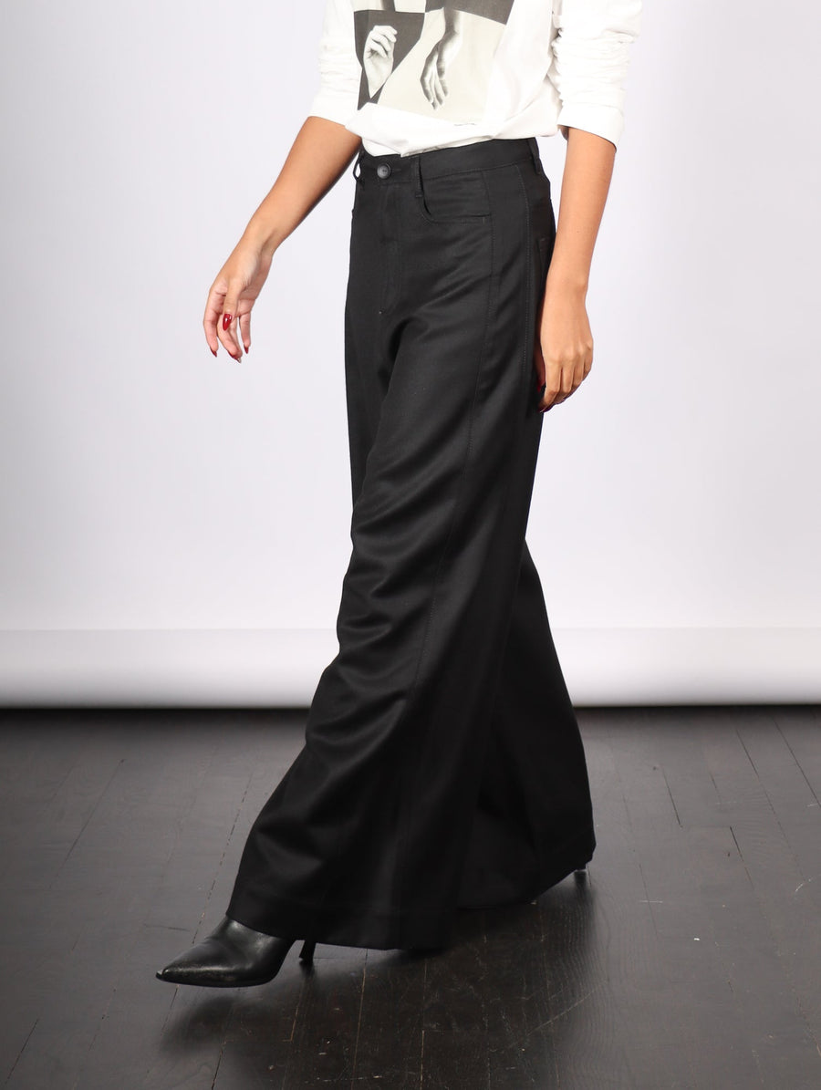 Wide Pants in Black by Andrea Ya'aqov