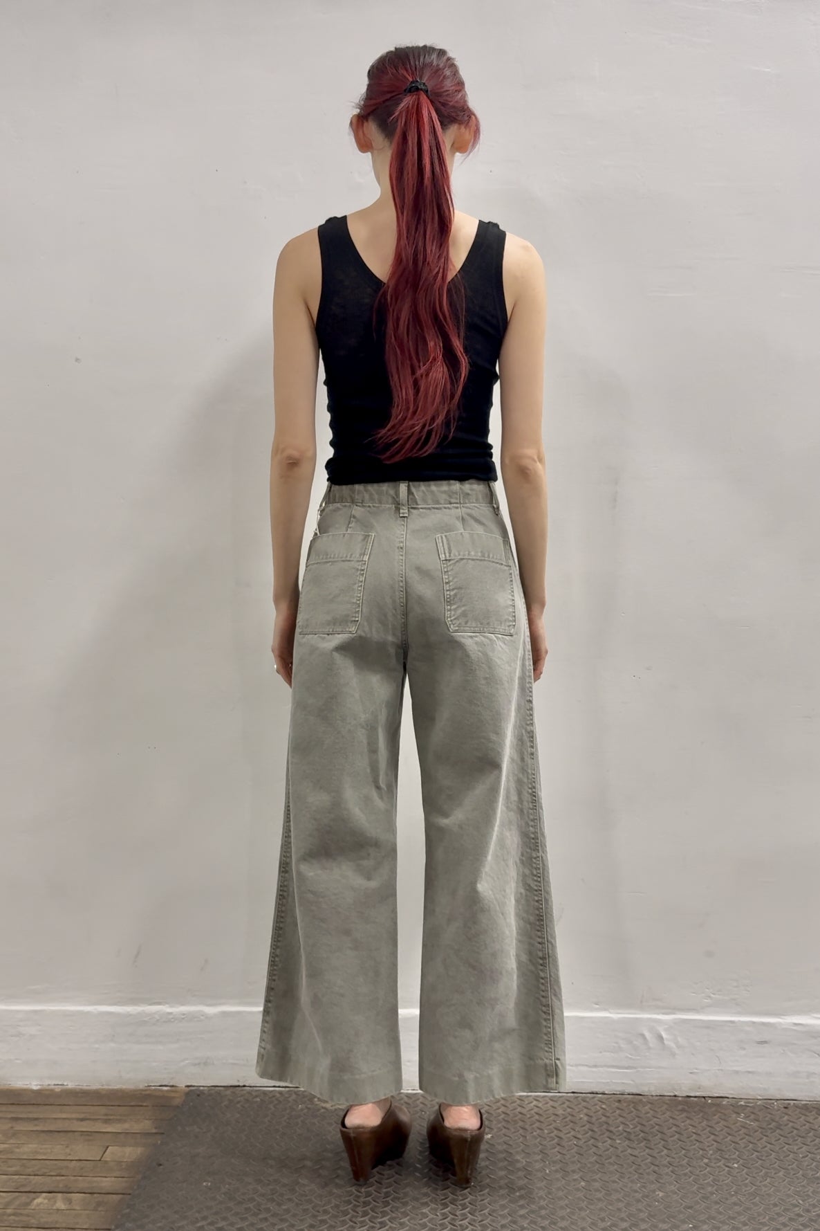 Work Jean Trouser in Grey by Tanaka Denim-Bottoms-TANAKA-Idlewild