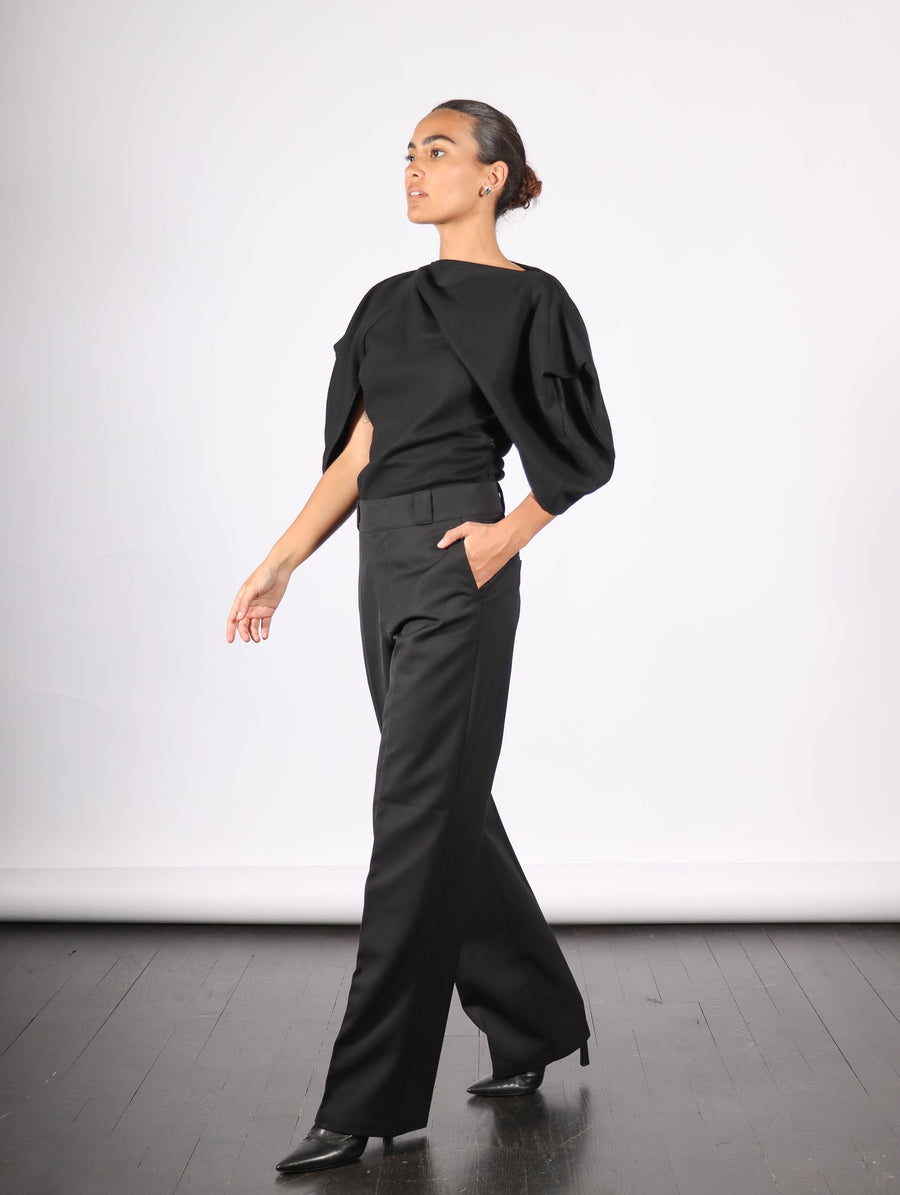 Workwear Trouser in Black by 6397