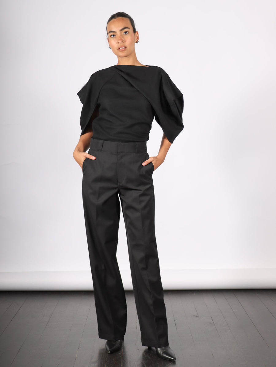 Workwear Trouser in Black by 6397