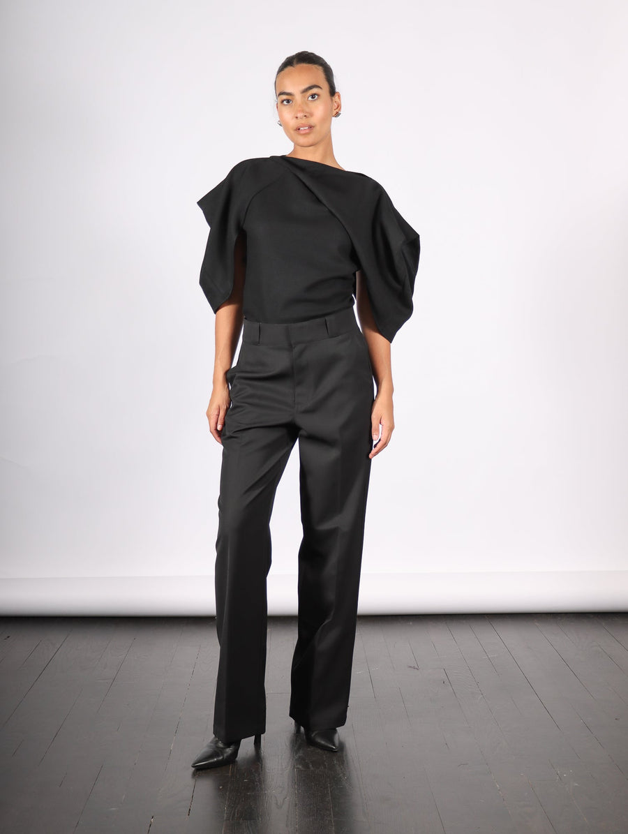 Workwear Trouser in Black by 6397