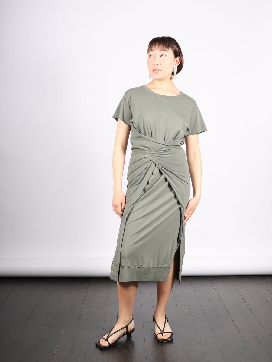 Wrap Dress Tee in Slate by Nicholas K-Idlewild