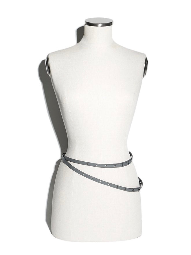 X Belt in Grey by Aumorfia-Aumorfia-Idlewild