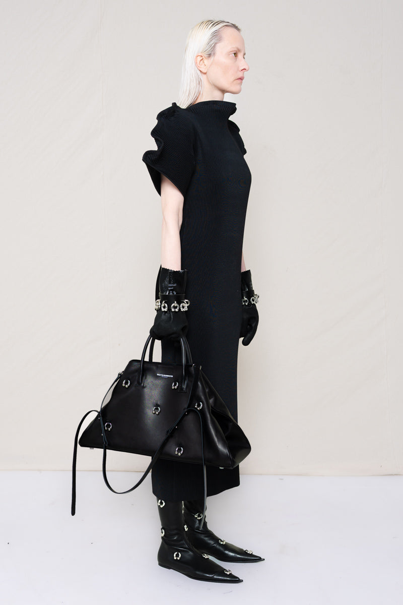 Zigzag Ripple Dress in Black by Melitta Baumeister-Melitta Baumeister-Idlewild