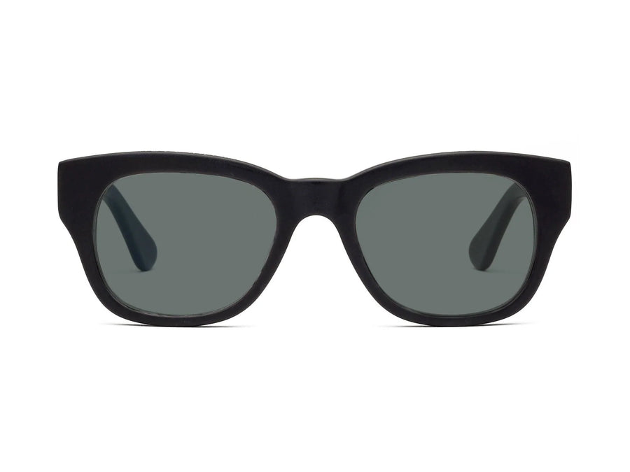 Miklos Sunglasses in Matte Black by Caddis-Idlewild