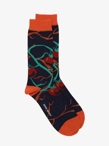 Homme Socks in Dragon Tomato by Henrik Vibskov-Idlewild
