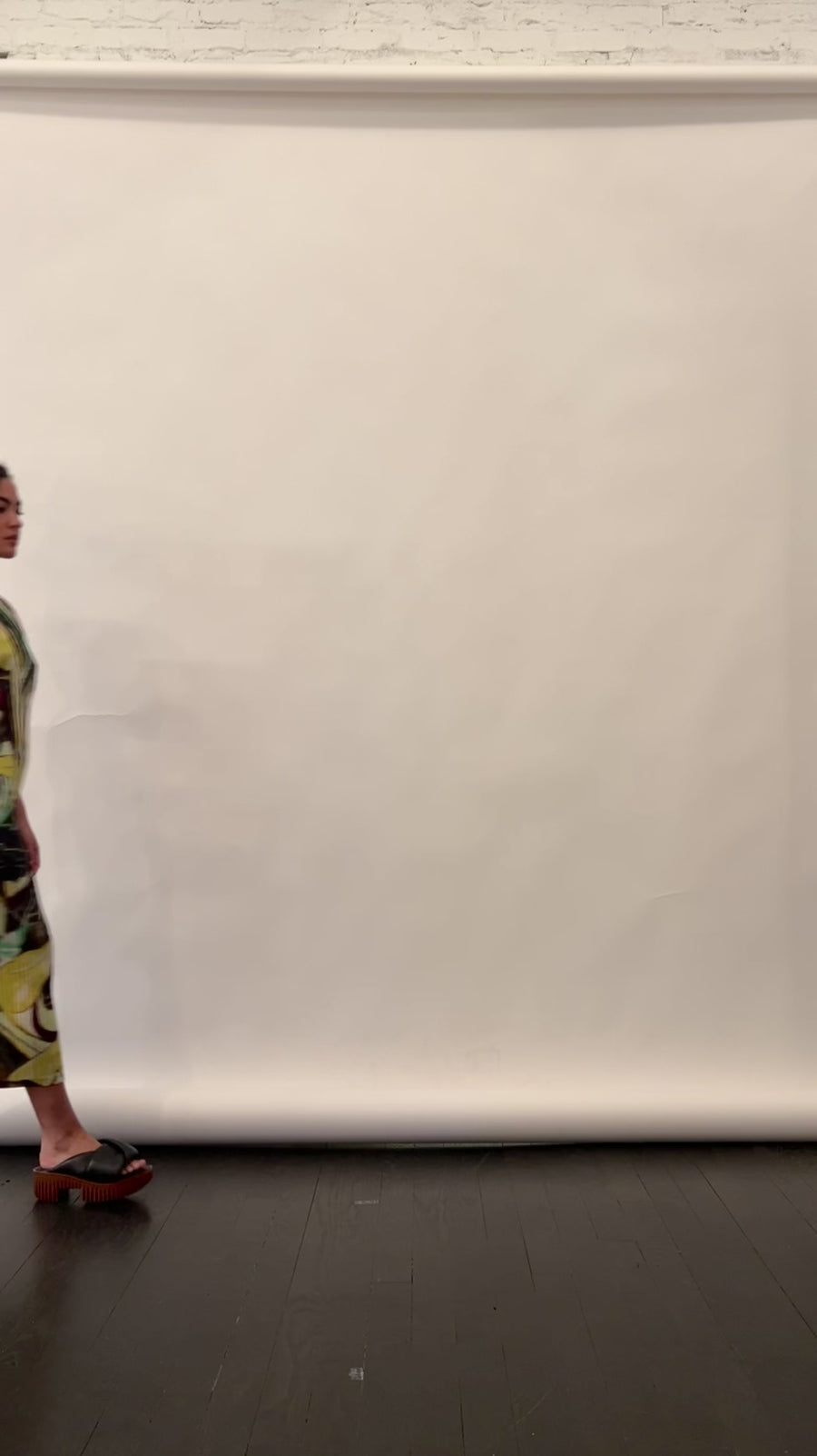 Tardivo Dress in Khaki by Pleats Please Issey Miyake